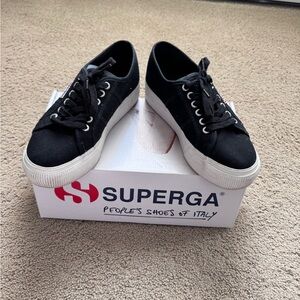 Superga Classic Black Sneakers